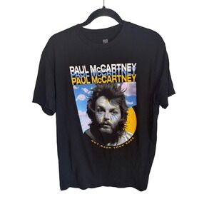 Paul McCartney Got Back‎ Tour 2022 Black Graphic Concert T-Shirt Mens Large